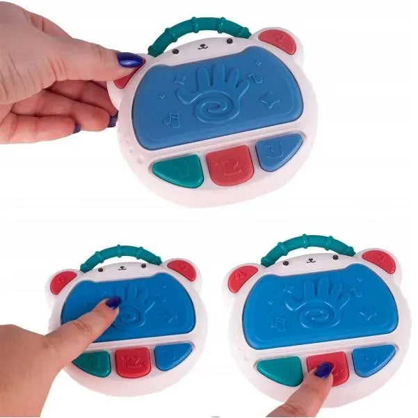 Flash Drum Toy For Kids – Early Education Drums Piano Musical Instrument Baby Toys Baby Hand Drum Toy Baby Flash Drum With Lights And Music Babies Drum Clap Music Hand Drum Children Preschool Early Development Toy