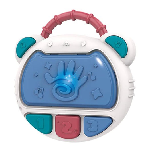 Flash Drum Toy For Kids – Early Education Drums Piano Musical Instrument Baby Toys Baby Hand Drum Toy Baby Flash Drum With Lights And Music Babies Drum Clap Music Hand Drum Children Preschool Early Development Toy