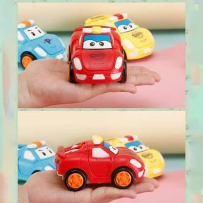 1 Pc – Pull Back Robot Car Toy – Push & Go Convert Robot Cars Toys For Kids Boys Girls Baby Babies Friction Powered Vehicle – Random Color
