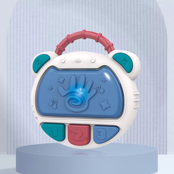 Flash Drum Toy For Kids – Early Education Drums Piano Musical Instrument Baby Toys Baby Hand Drum Toy Baby Flash Drum With Lights And Music Babies Drum Clap Music Hand Drum Children Preschool Early Development Toy