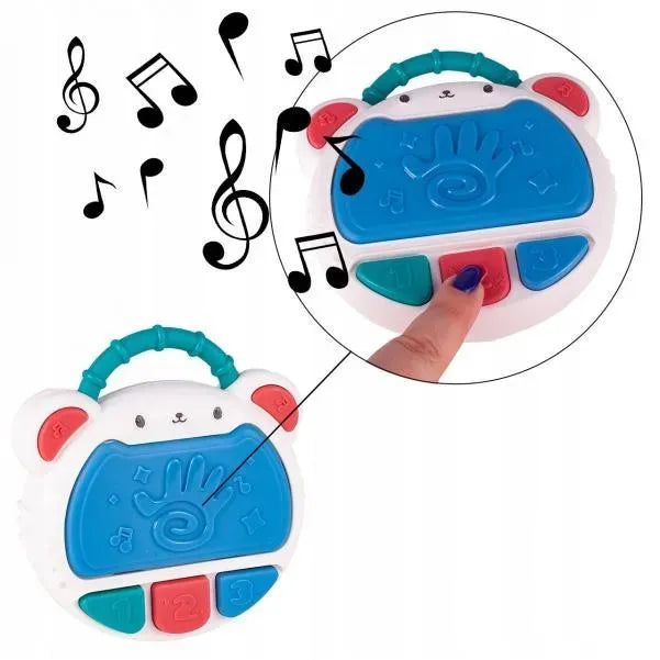 Flash Drum Toy For Kids – Early Education Drums Piano Musical Instrument Baby Toys Baby Hand Drum Toy Baby Flash Drum With Lights And Music Babies Drum Clap Music Hand Drum Children Preschool Early Development Toy